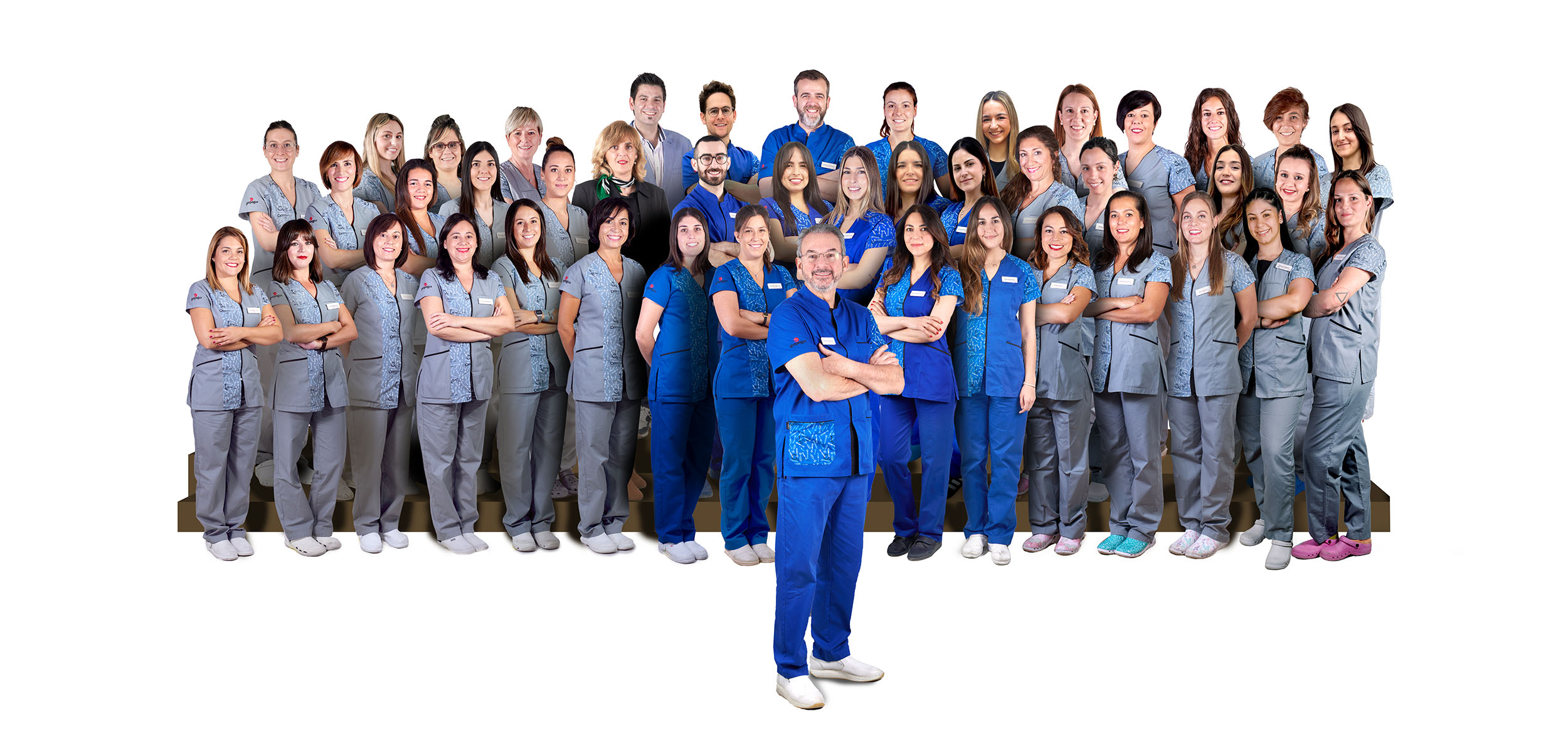 Equipo de profesionales de las clínicas dentales Gurpegui
